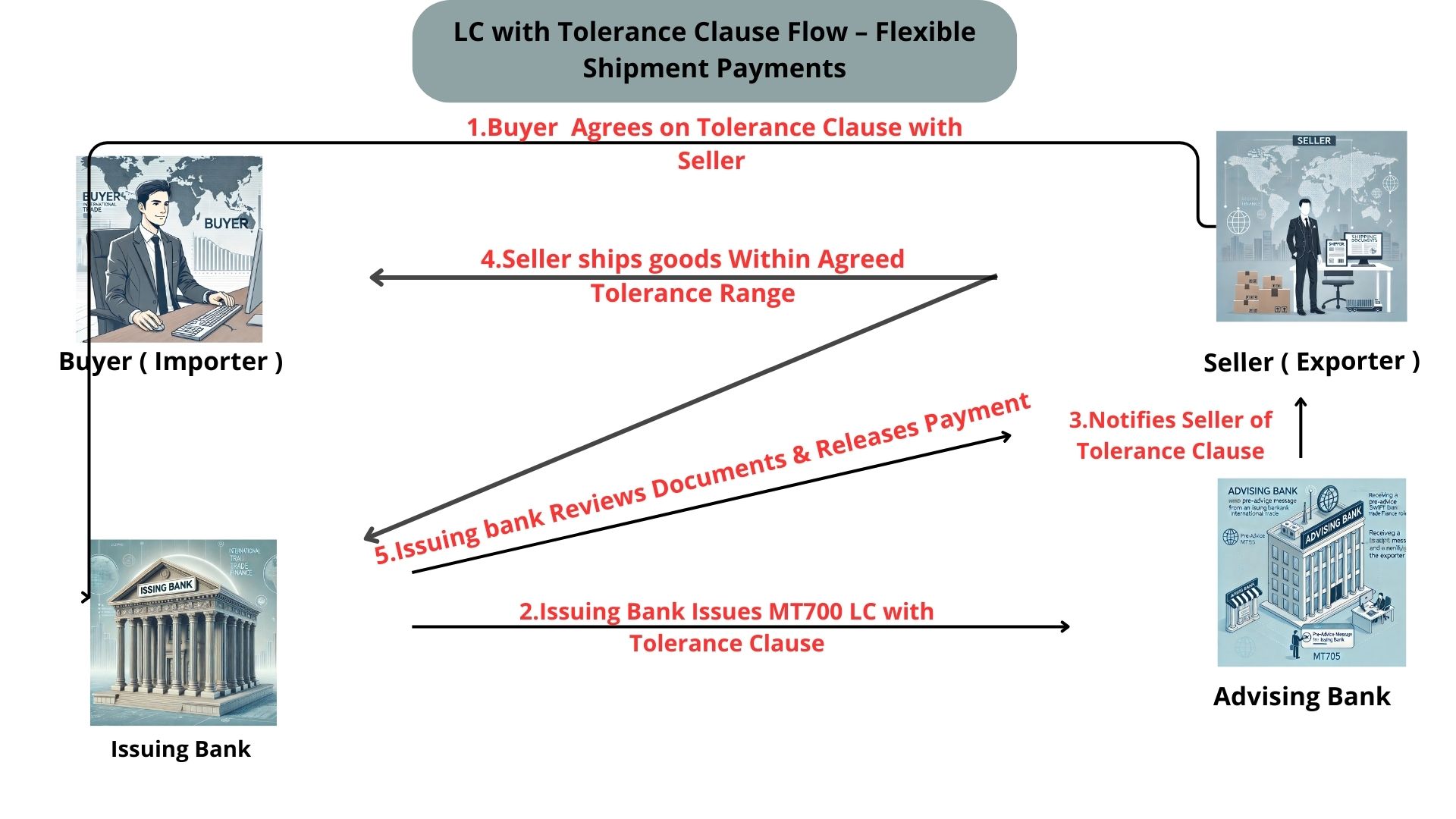 Letter of Credit With Tolerance (+/-) | Quantity or Value Margin LC NNRV  TRADE