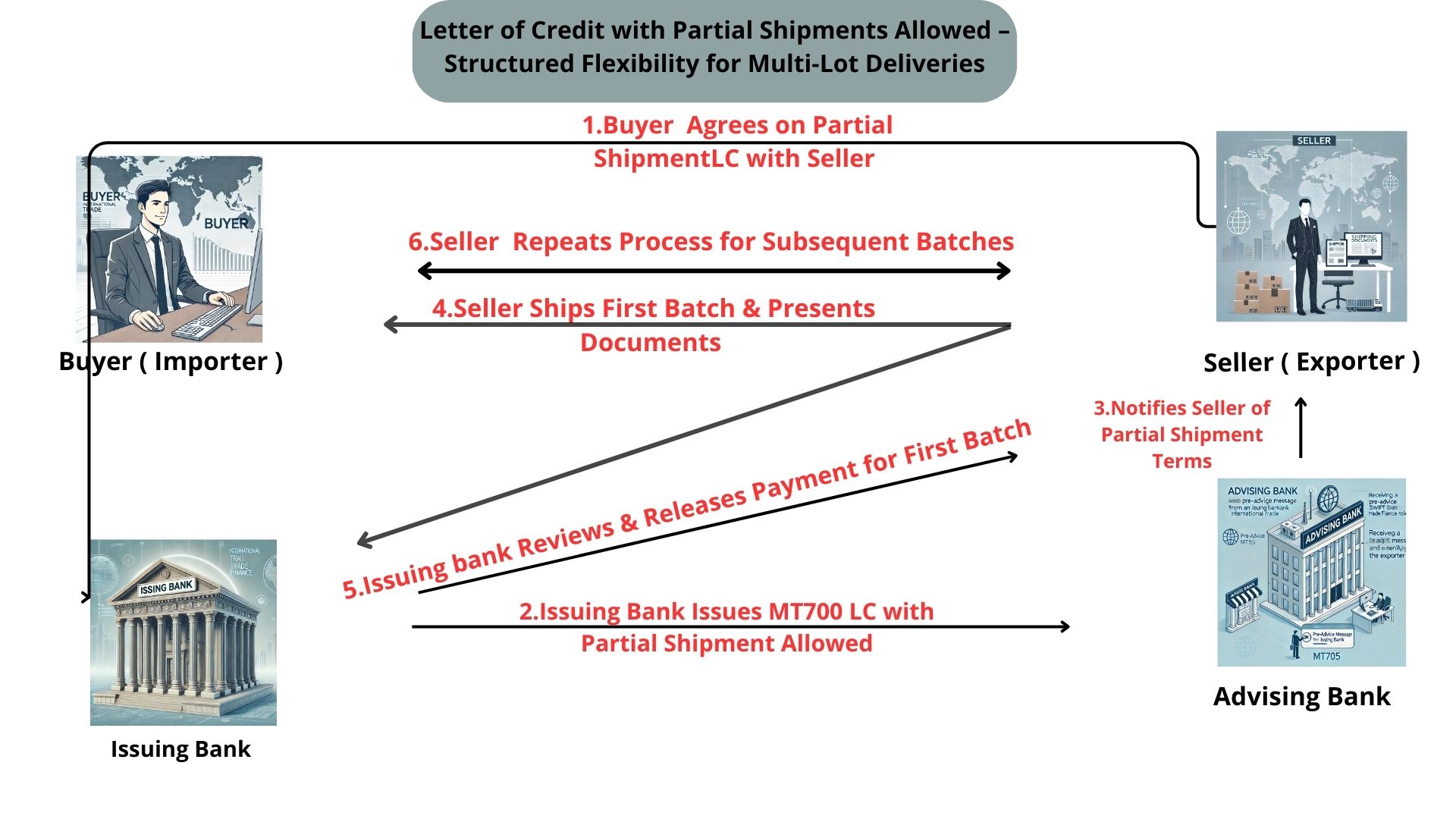 LC with Partial Shipments Allowed (MT700) | Multi-Tranche LC Structuring  NNRV TRADE