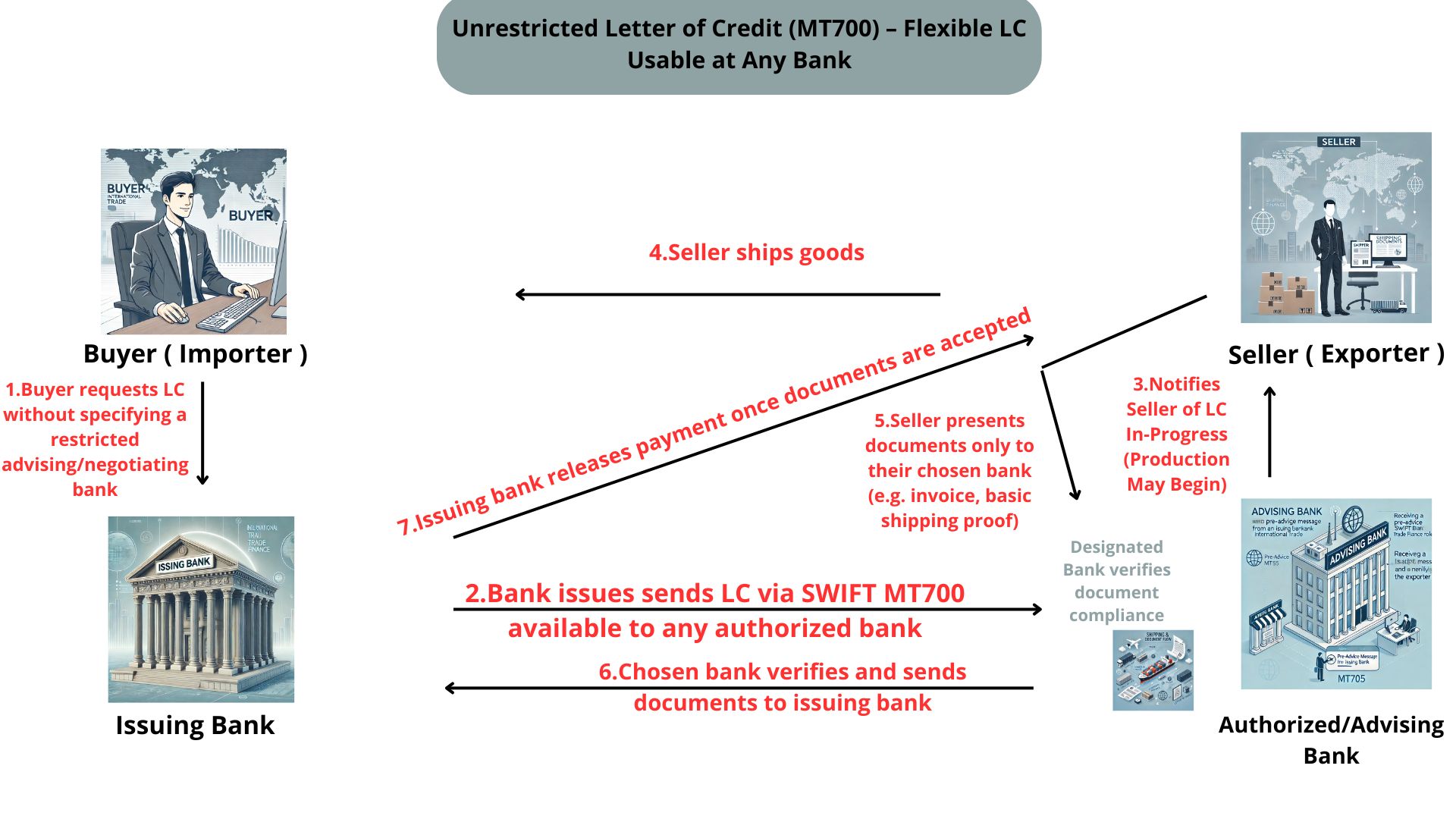 Unrestricted Letter of Credit (MT700) | Flexible Global 