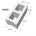 Standard Hollow Block (xx mm) Standard Hollow Block (xx mm)